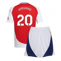 Arsenal Jorginho Frello #20 Heimtrikotsatz Kinder 2024-25 Kurzarm (+ Kurze Hosen)